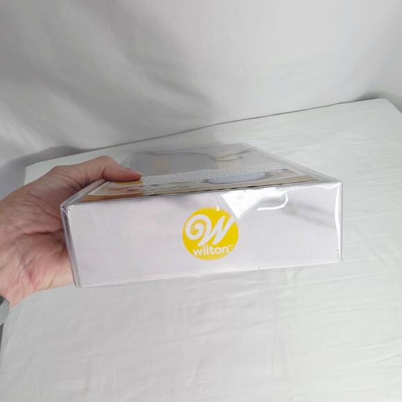 Wilton Navy Blue & Gold Tone 3 Piece Cake Icing Spatula Set-  9-12" New - Picture 9 of 9